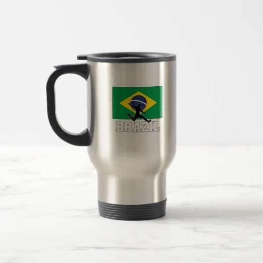 Braziliaans Football Voetbalteam Reisbeker (Links)