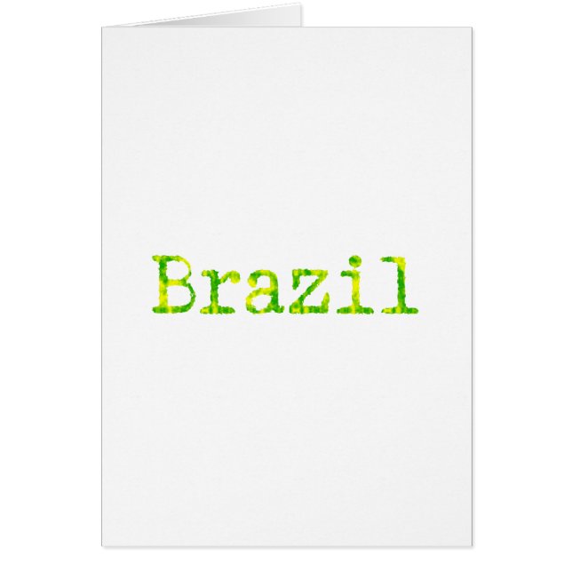 Braziliaans groen en geel lettertype (Voorkant)
