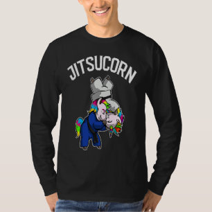 Braziliaans Jiu Jitsu en Eenhoring BJJ en Grapplin T-shirt