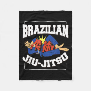 Braziliaans jiu-jitsu fleece deken