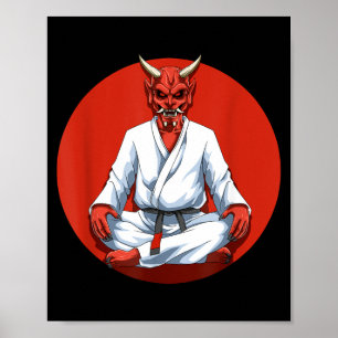 Braziliaans Jiu Jitsu Grappling en BJJ Poster