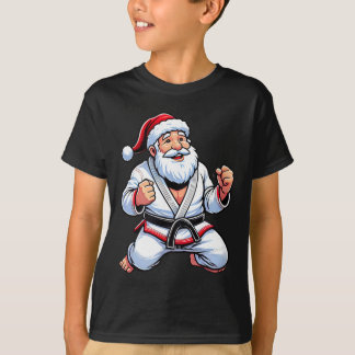 Braziliaans Jiu Jitsu Kerstman Kerstmis T-shirt