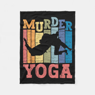 Braziliaans Jiu Jitsu Moord Yoga Grappig BJJ Marti Fleece Deken