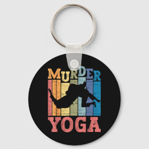 Braziliaans Jiu Jitsu Moord Yoga Grappig BJJ Marti Sleutelhanger