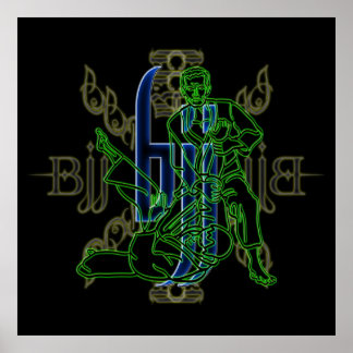 Braziliaans Jiu Jitsu Poster
