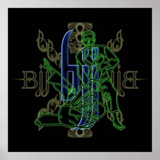 Braziliaans Jiu Jitsu Poster (Voorkant)