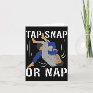 Braziliaans Jiu Jitsu Tap Snap Of Slaap BJJ Mix Kaart