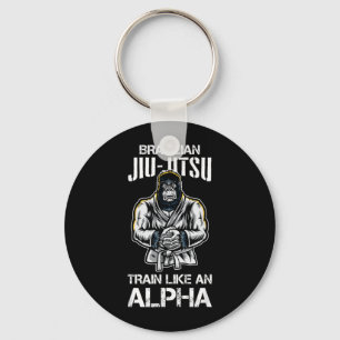 Braziliaans Jiu Jitsu Train Als Een Alpha BJJ Mix Sleutelhanger