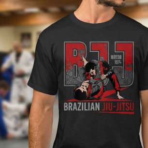 Braziliaans Jiu-Jitsu Vechtkunst T-shirt