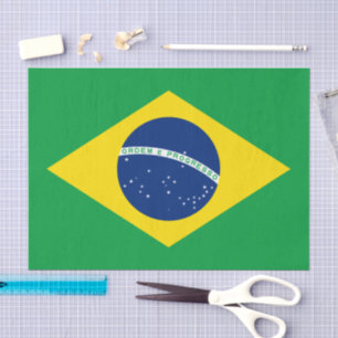 Braziliaans papier tissue, Braziliaanse vlag tissu