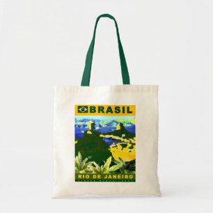 Braziliaans poster tote bag