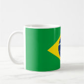 Braziliaans Vlag Patriottisch cadeau Koffiemok (Links)