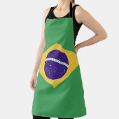 Braziliaans vlaggenembleem schort (Insitu)