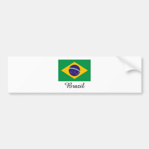 Braziliaans vlaggenontwerp bumpersticker