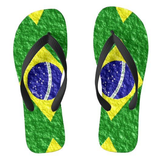 Braziliaans vlaggenontwerp teenslippers (Voetbed)