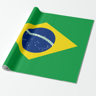 Braziliaans vlaggenwerkpapier cadeaupapier