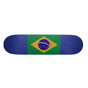 Braziliaans  vlagskateboard skateboard