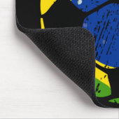 Braziliaans Voetbal Mousepad Muismat (Hoek)
