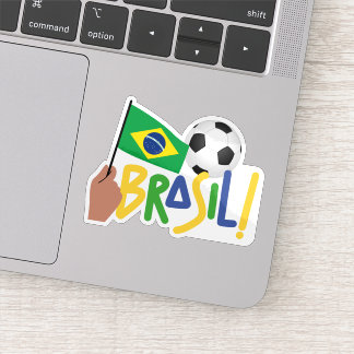 Braziliaans Voetbal Sticker