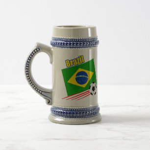 Braziliaans voetbalteam bierpul