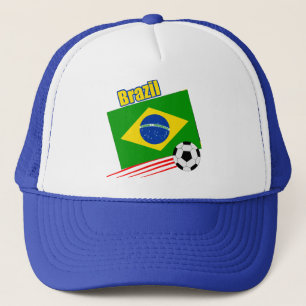 Braziliaans voetbalteam trucker pet