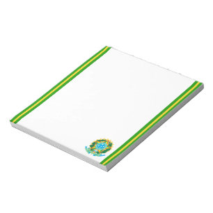 Braziliaans wapenschild notitieblok