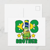 Braziliaanse Big Brother - Vogel met Brazilië Vlag Briefkaart (Voorkant / Achterkant)