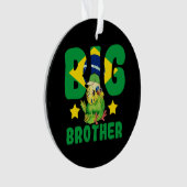 Braziliaanse Big Brother - Vogel met Brazilië Vlag Ornament (voorkant)