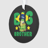 Braziliaanse Big Brother - Vogel met Brazilië Vlag Ornament (voorkant)