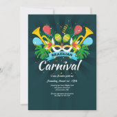 Braziliaanse carnaval kaart (Voorkant)