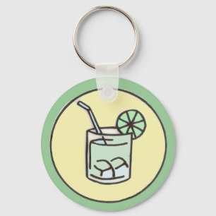 braziliaanse cipirinha cocktail sleutelhanger
