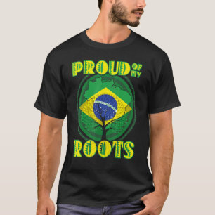 Braziliaanse fans Braziliaanse vlag Flag Brasileir T-shirt
