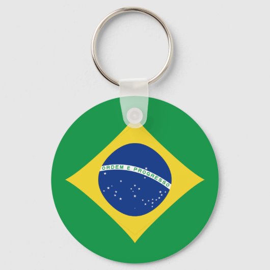 Braziliaanse Fisheye-vlag Sleutelhanger (Voorkant)