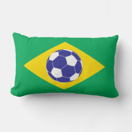 Braziliaanse Football vlag Kussen