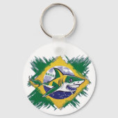 braziliaanse haai sleutelhanger (Achterkant)