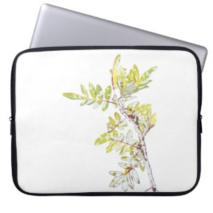 Braziliaanse Holly Plant Leaf Pattern Laptop Sleev Sleeve