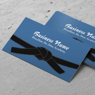 Braziliaanse Jiu-Jitsu Academy Black Belt Master Visitekaartje