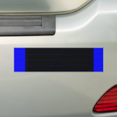 Braziliaanse Jiu-Jitsu BJJ Blue Belt Bumpersticker (Op auto)