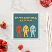 Braziliaanse Jiu Jitsu BJJ Thema Birthday Party Servet (Insitu)