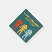 Braziliaanse Jiu Jitsu BJJ Thema Birthday Party Servet (Hoek)