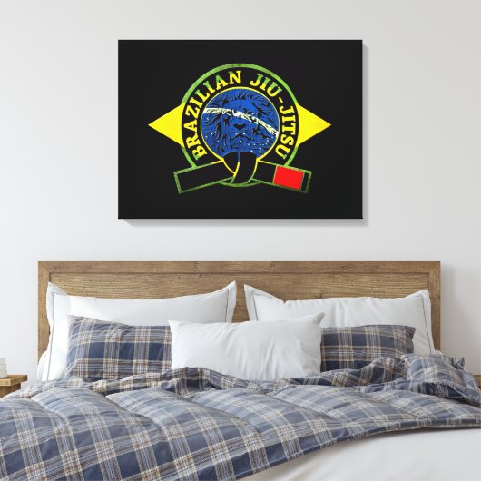 Braziliaanse Jiu Jitsu (Canvas) Canvas Afdruk (Insitu (Slaapkamer))