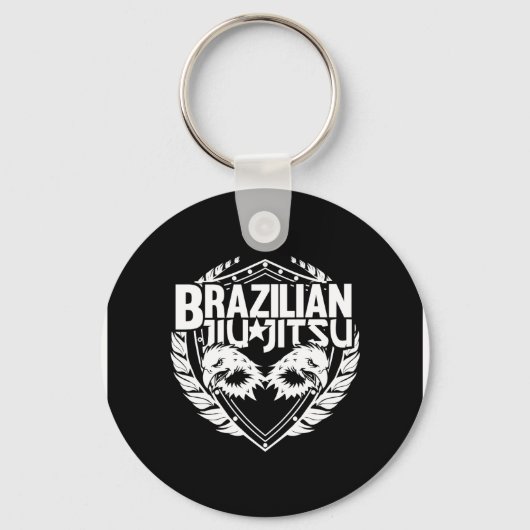 Braziliaanse Jiu Jitsu Emblem Sleutelhanger (Voorkant)