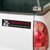 Braziliaanse Jiu-Jitsu, ga niet naar huis zonder h Bumpersticker (Op Truck)