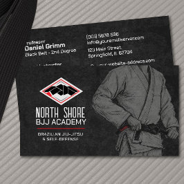 Braziliaanse Jiu-Jitsu instructeur Visitekaartje
