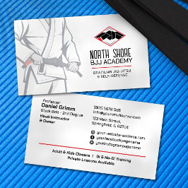 Braziliaanse Jiu-Jitsu instructeur Visitekaartje
