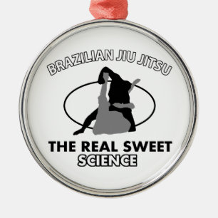 Braziliaanse Jiu Jitsu Martial arts Metalen Ornament