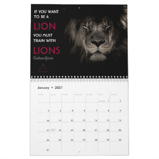 Braziliaanse Jiu Jitsu Motivatie kalender