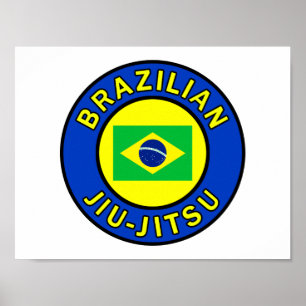 Braziliaanse Jiu Jitsu Poster