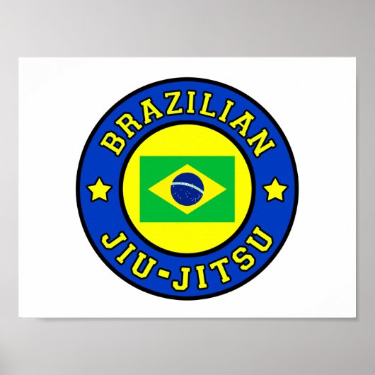 Braziliaanse Jiu Jitsu Poster (Voorkant)