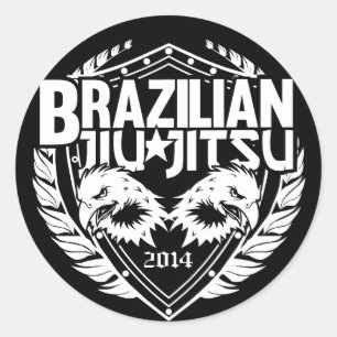 Braziliaanse Jiu-Jitsu Ronde Sticker